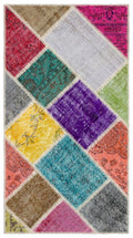 Apex Patchwork Unique Multi Naturel 34102 81 x 151 cm