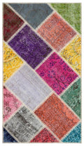 Apex Patchwork Unique Multi Naturel 34105 82 x 146 cm