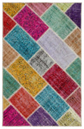 Apex Patchwork Unique Multi Naturel 34130 121 x 188 cm