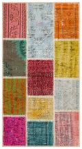 Apex Patchwork Unique Multi Naturel 3554 82 x 153 cm
