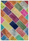 Apex Patchwork Unique Multi Naturel 35834 163 x 230 cm