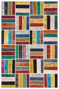 Apex Patchwork Unique Multi Naturel 35875 161 x 245 cm