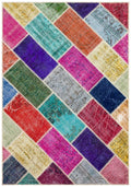 Apex Patchwork Unique Multi Naturel 36176 162 x 231 cm
