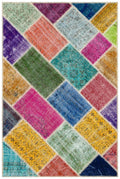 Apex Patchwork Unique Multi Naturel 36218 122 x 184 cm