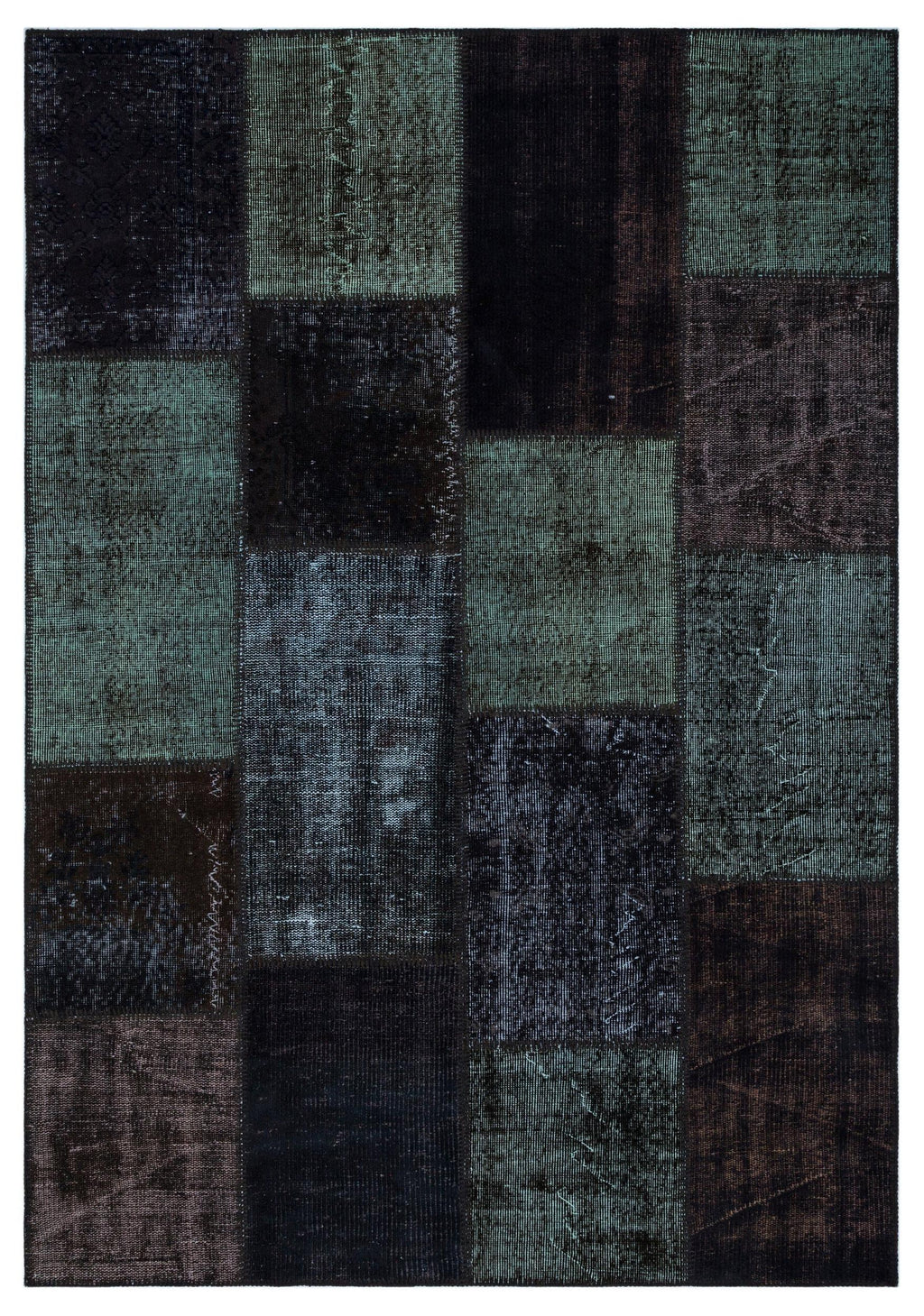 Apex Patchwork Unique Black 26419 160 cm x 230 cm