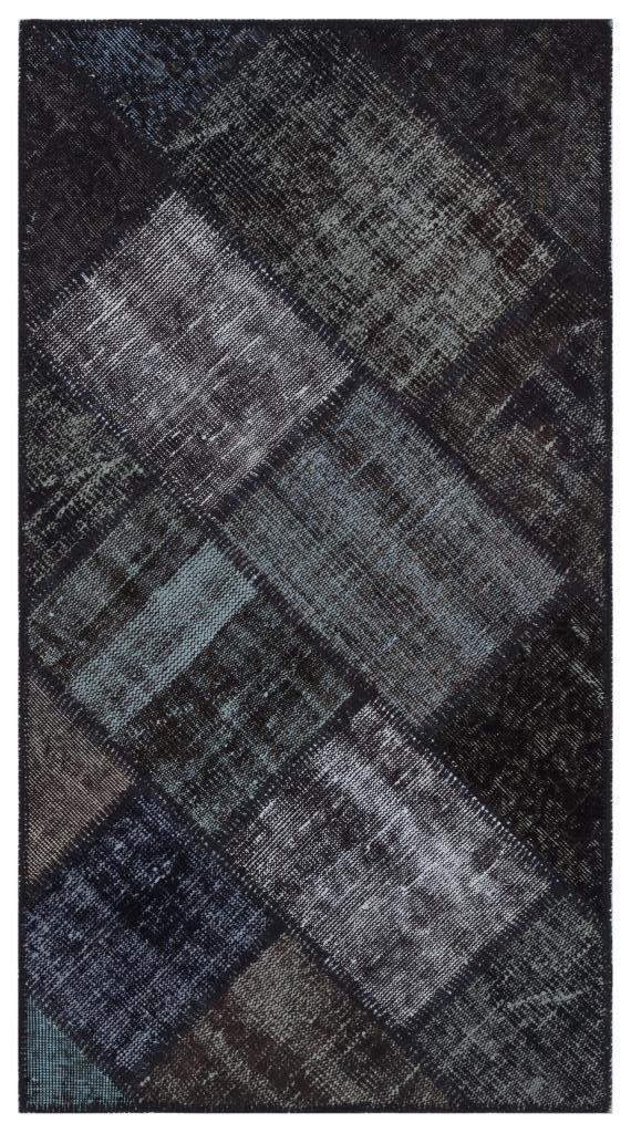Apex patchwork unique black 31415 80 x 150 cm