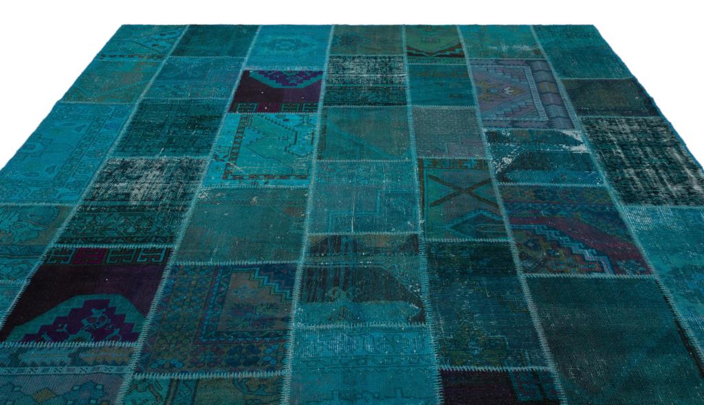Apex Patchwork Unique Turquoise 20225 270 cm X 358 cm