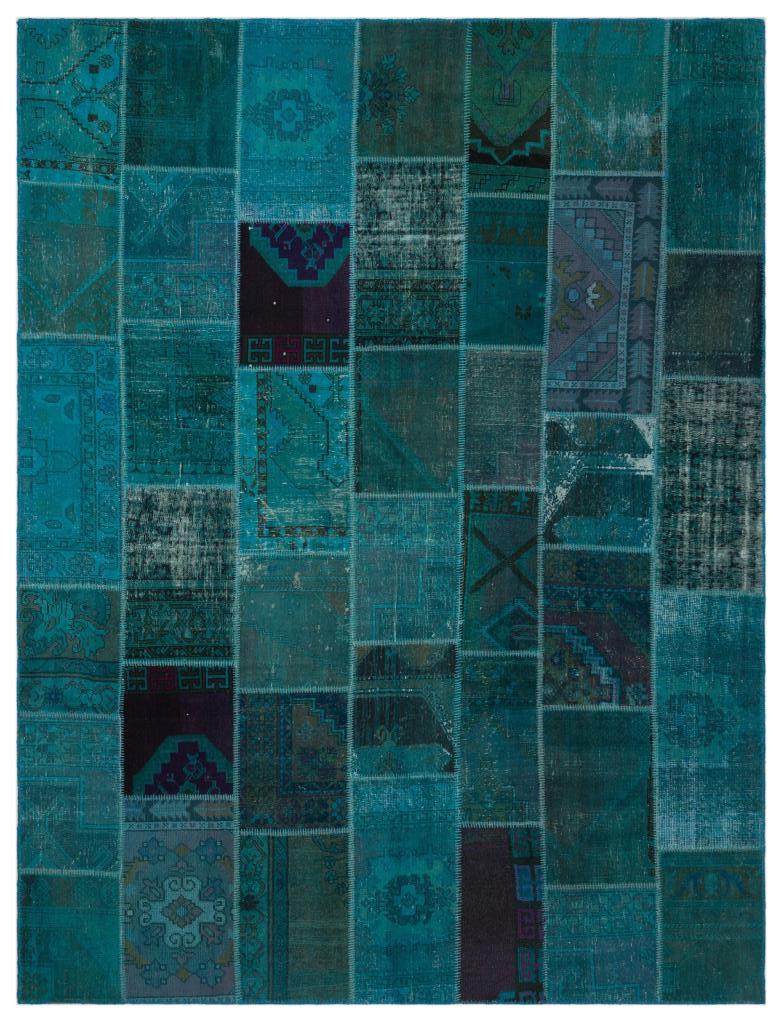 Apex Patchwork Unique Turquoise 20225 270 cm X 358 cm