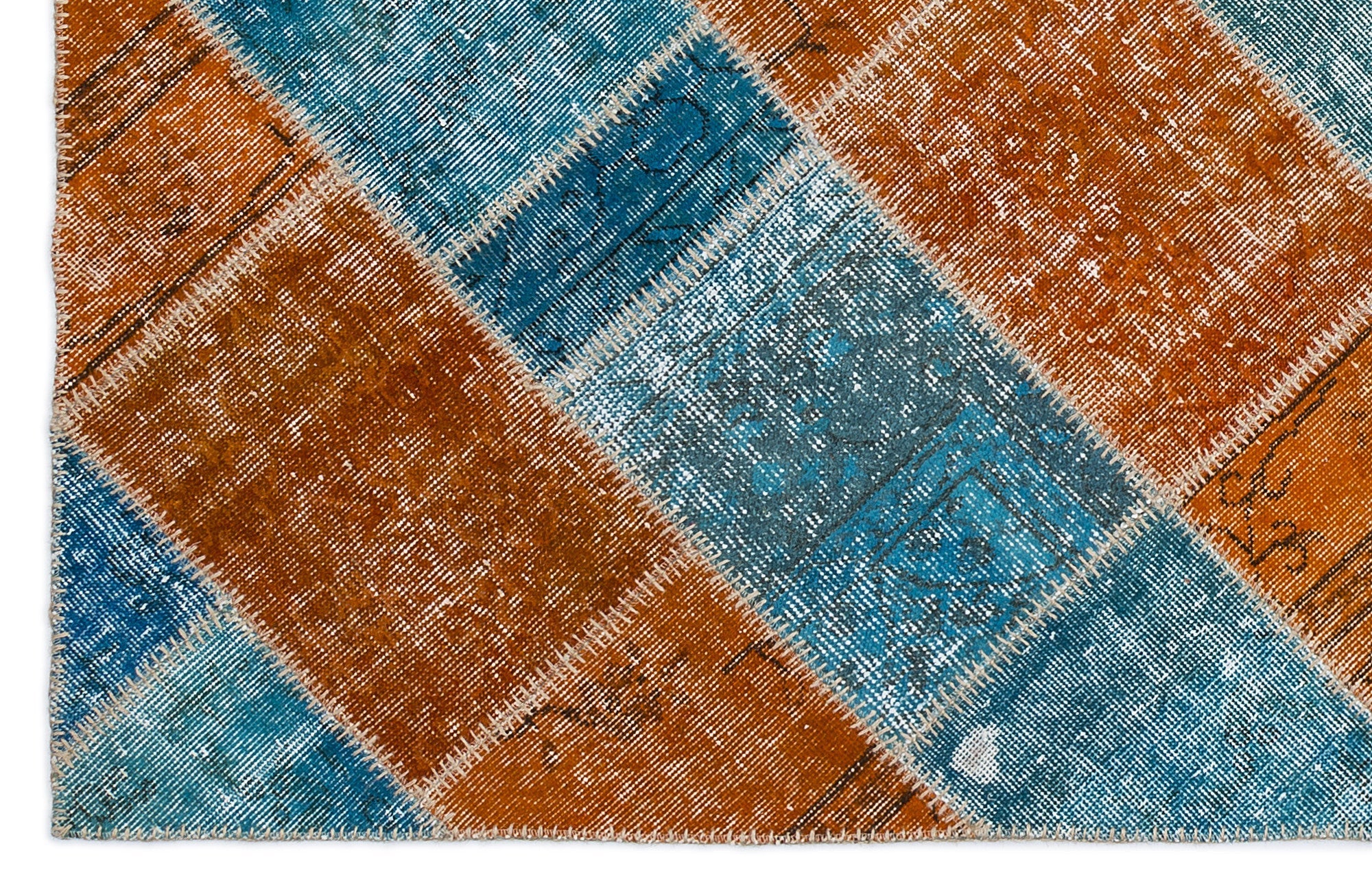 Apex Patchwork Unique Turquoise 2073 160 cm X 230 cm
