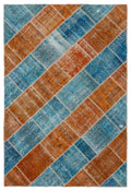 Apex Patchwork Unique Turquoise 2073 160 cm X 230 cm