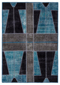 Apex Patchwork Unique Turquoise 2094 160 cm x 230 cm