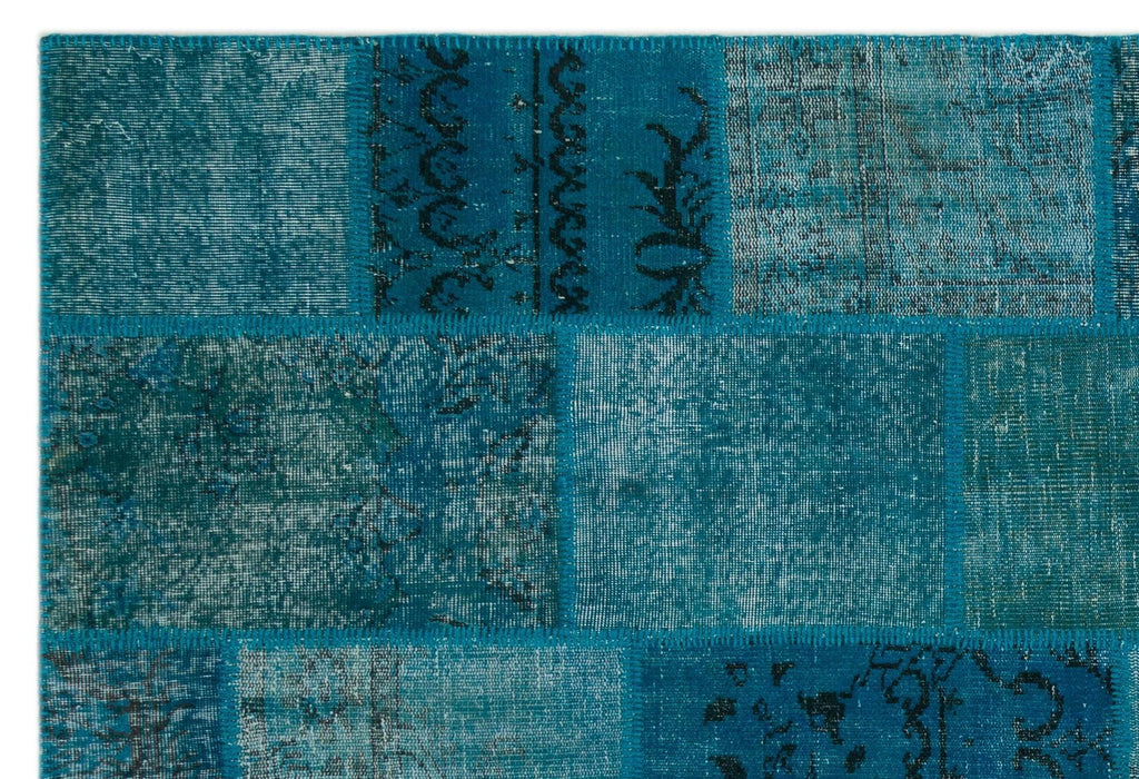 Apex Patchwork Unique Turquoise 21825 190 cm X 282 cm