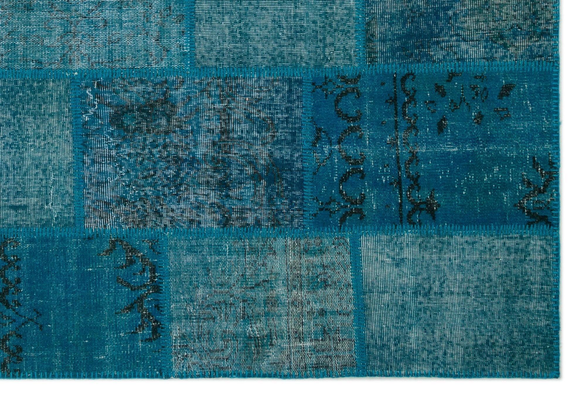 Apex Patchwork Unique Turquoise 21825 190 cm X 282 cm