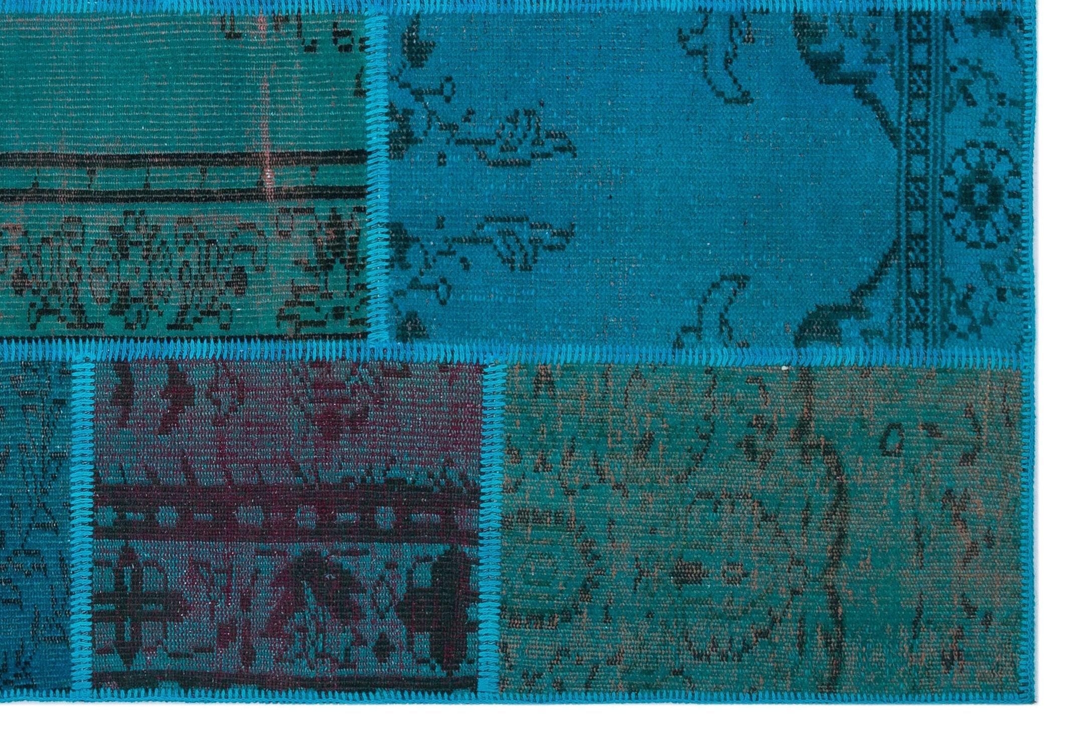 Apex Patchwork Unique Turquoise 26368 160 cm X 230 cm
