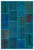 Apex Patchwork Unique Turquoise 26368 160 cm X 230 cm