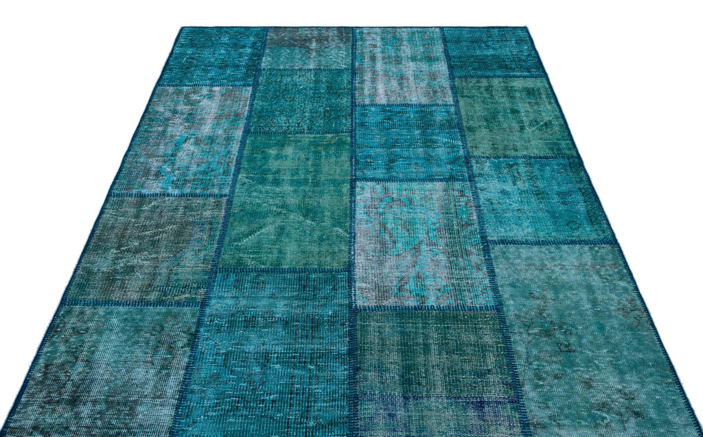 Apex Patchwork Unique Turquoise 26433 160 cm X 230 cm