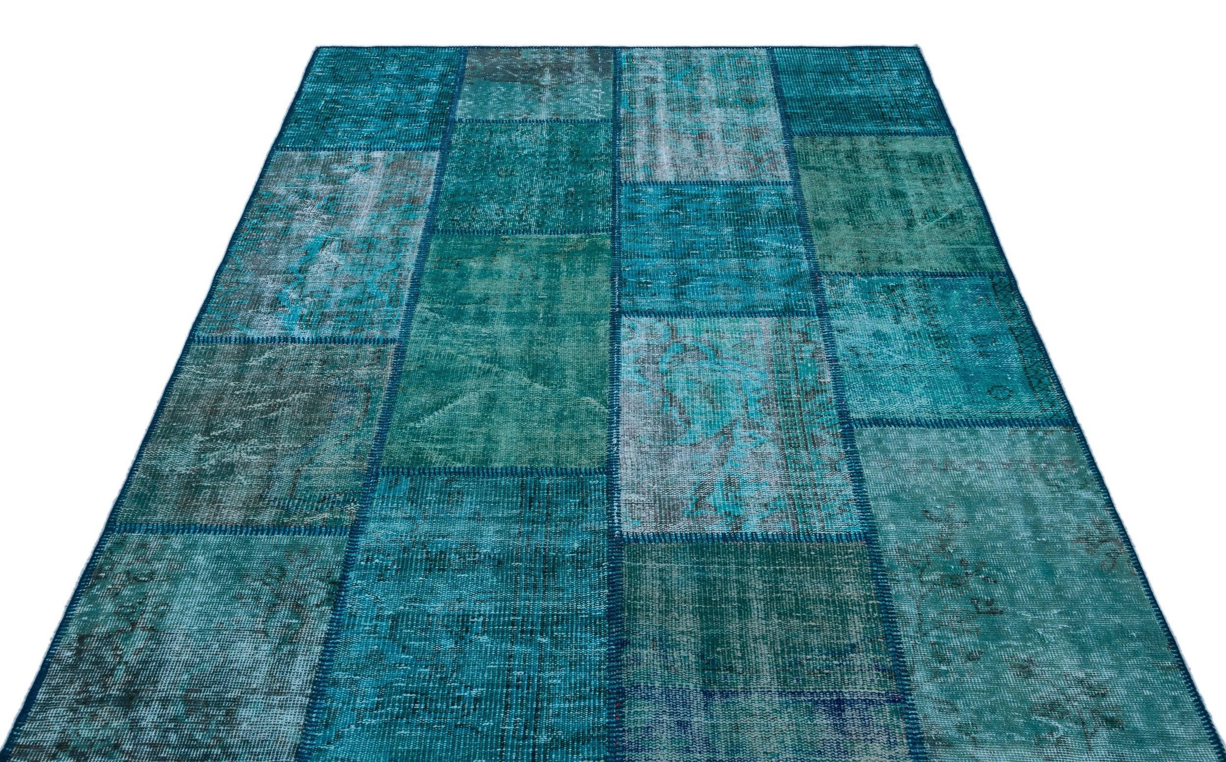 Apex Patchwork Unique Turquoise 26433 160 cm X 230 cm