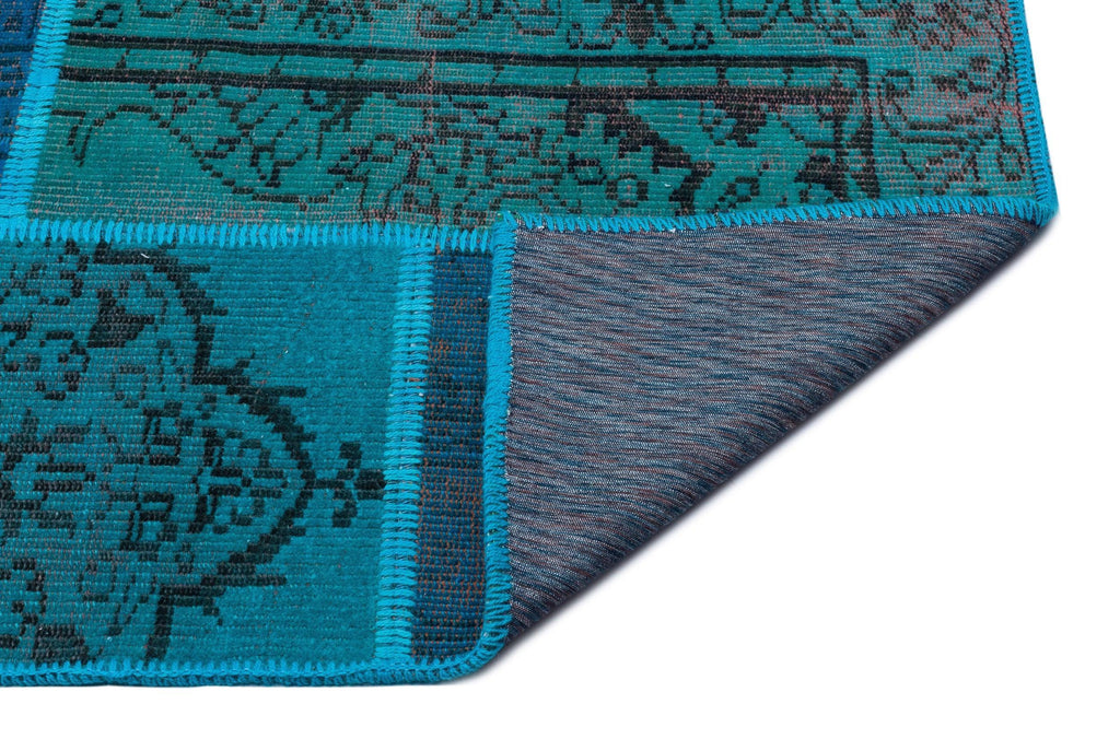 Apex Patchwork Unique Turquoise 26539 158 cm X 232 cm