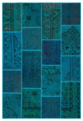 Apex Patchwork Unique Turquoise 26539 158 cm X 232 cm