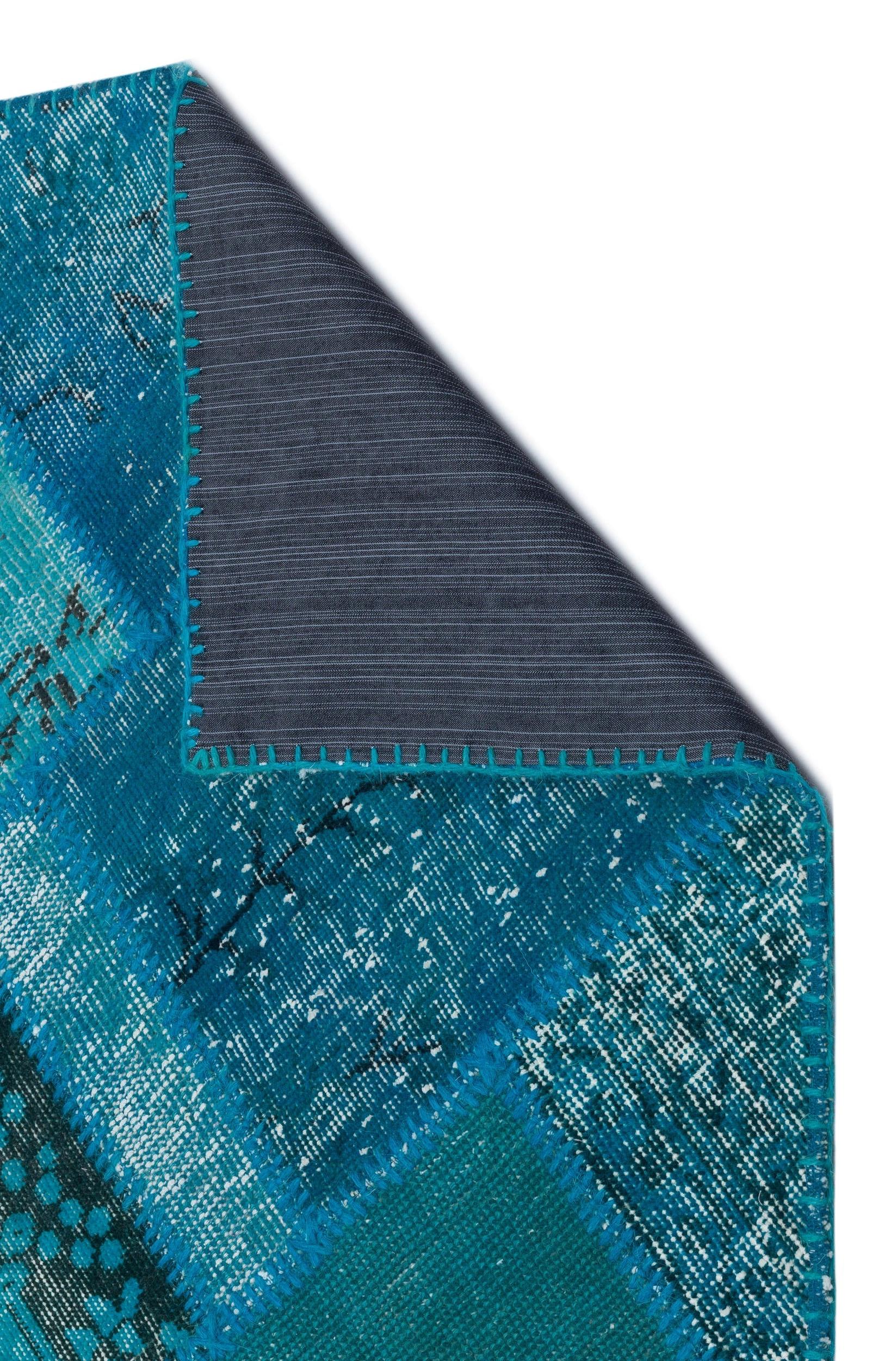 Apex Patchwork Unique Turquoise 31251 160 cm X 230 cm
