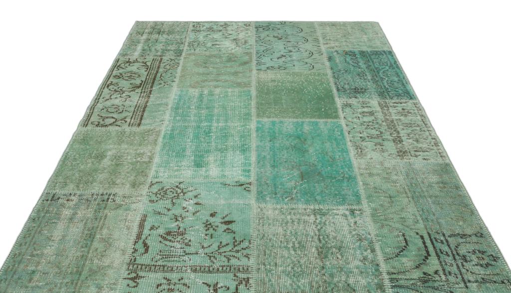 Apex Patchwork Unique Green 20767 160 x 231 cm