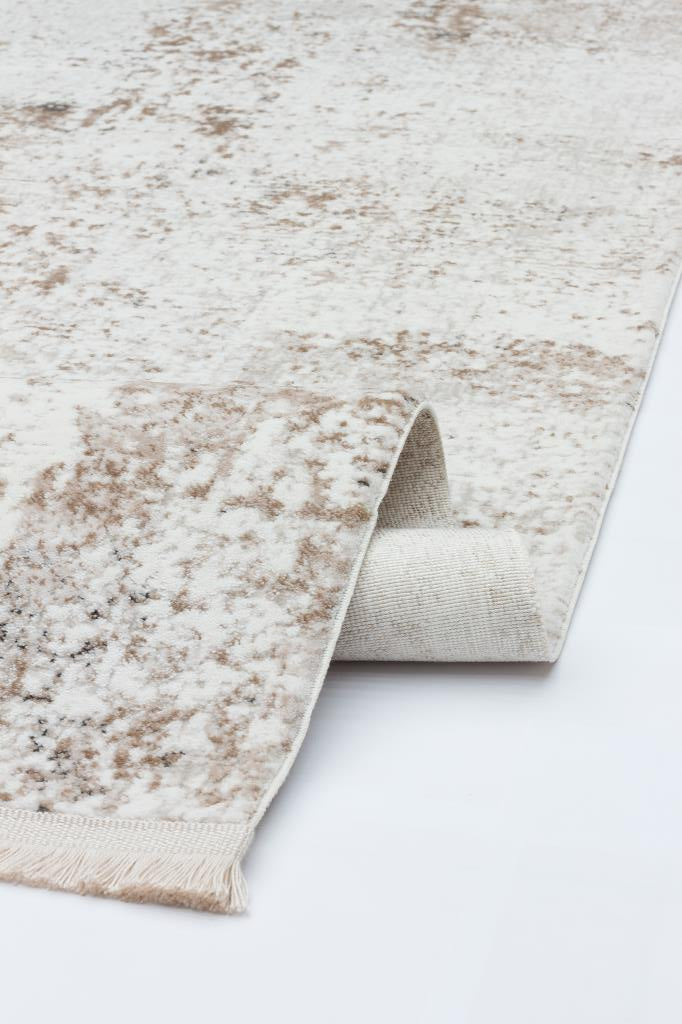 Apex Solid 8341 Bej Makine Halısı