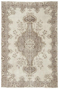 Apex Vintage Carpet Beige 12026 186 x 278 cm