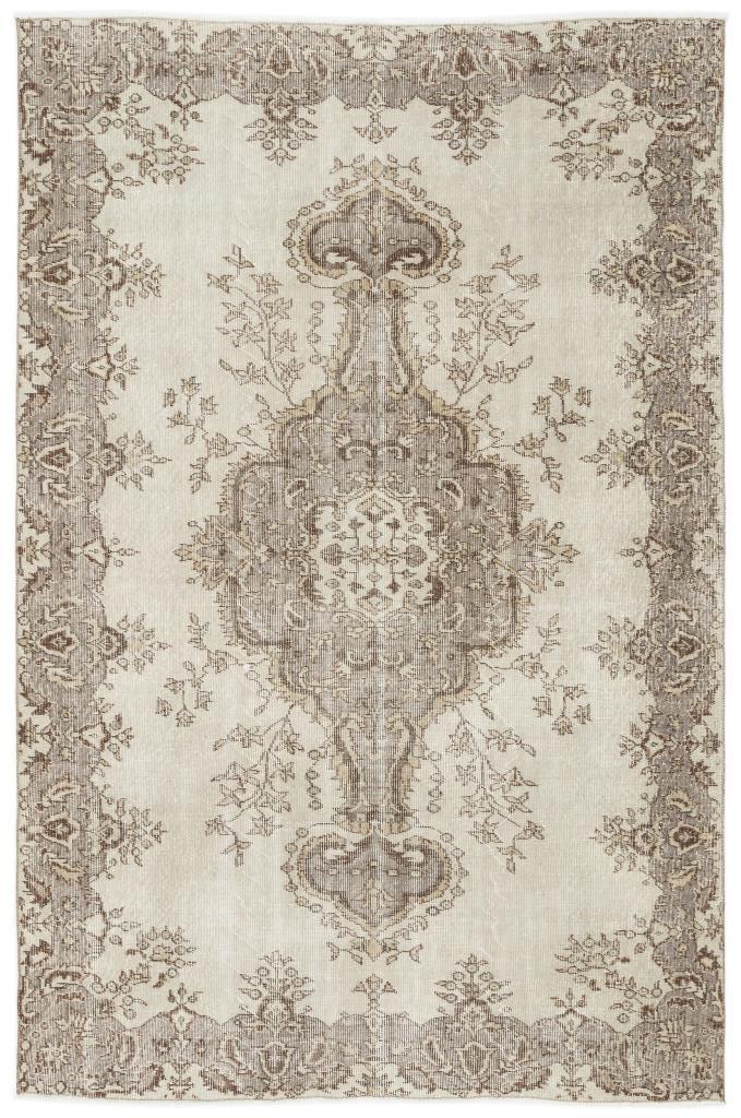 Apex Vintage Carpet Beige 12026 186 x 278 cm