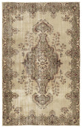 Apex Vintage Carpet Beige 12861 169 x 268 cm
