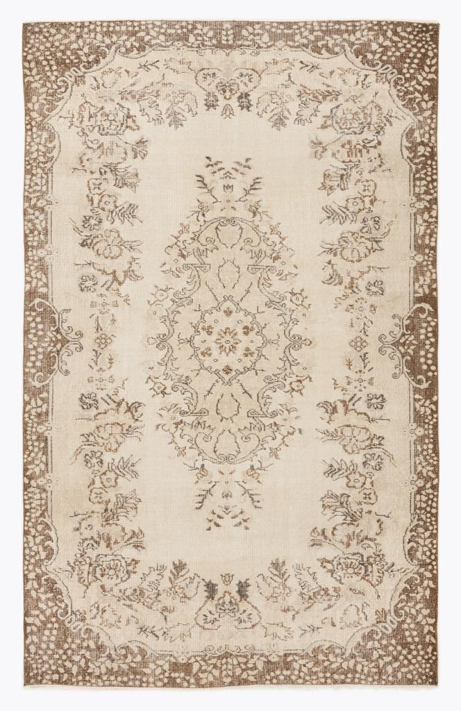 Apex Vintage Carpet Beige 6594 192 x 299 cm