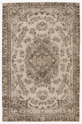 Apex Vintage Carpet Beige 6736 186 x 283 cm