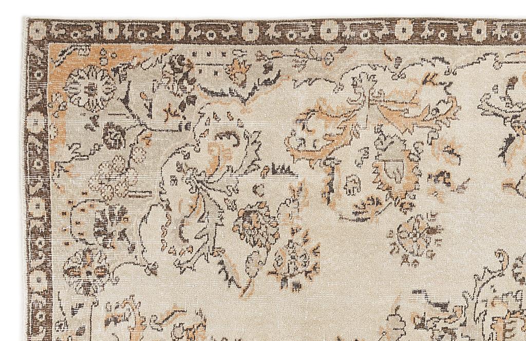 Apex Vintage Carpet Beige 7802 196 x 315 cm
