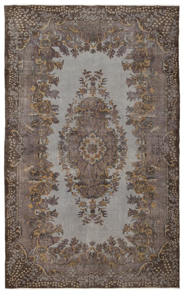 Apex Vintage Carpet Gray 17015 184 x 300 cm