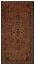 Apex Vintage Carpet Brown 27019 160 x 306 cm