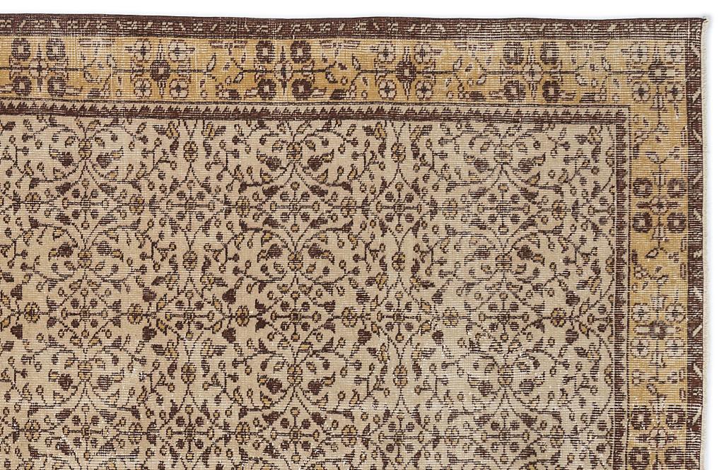 Apex Vintage Carpet Brown 9602 165 x 276 cm