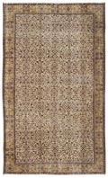 Apex Vintage Carpet Brown 9602 165 x 276 cm