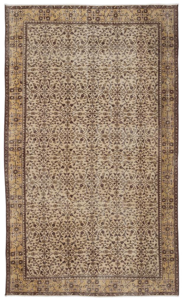 Apex Vintage Carpet Brown 9602 165 x 276 cm