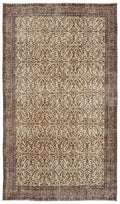 Apex Vintage Carpet Brown 9622 161 x 283 cm