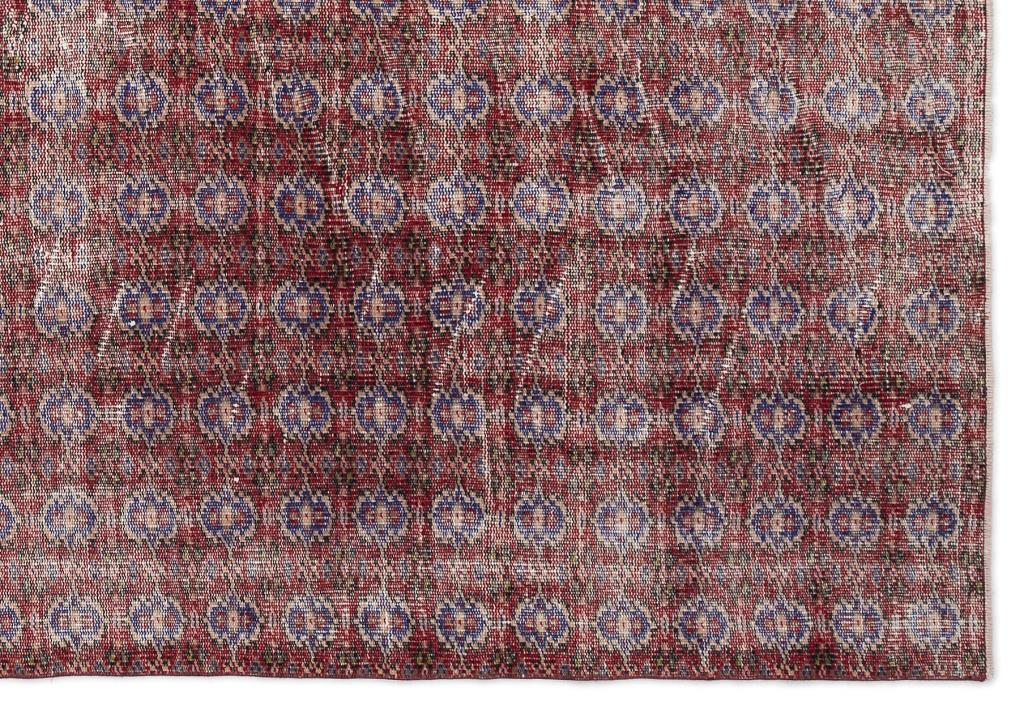 Apex Vintage Carpet Red 13839 184 x 266 cm