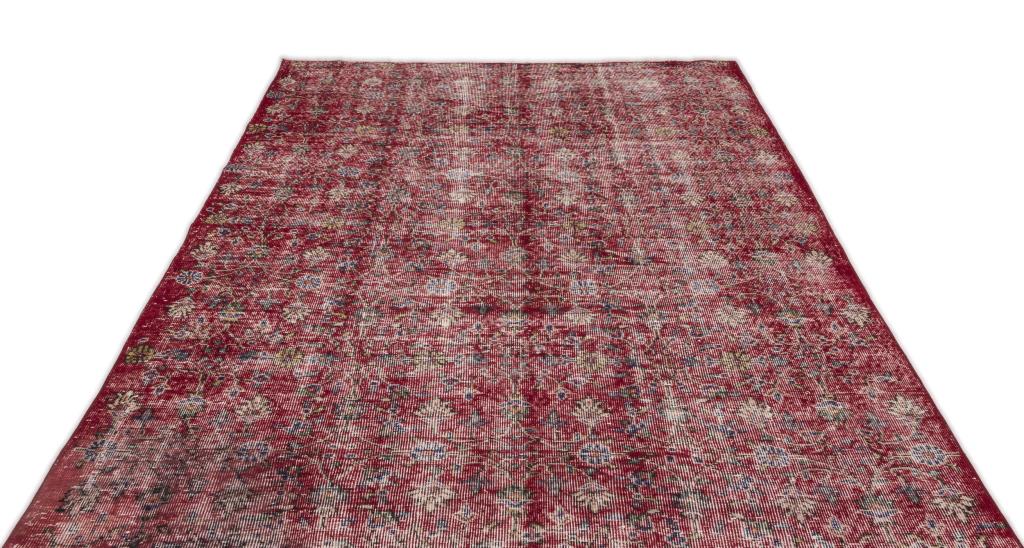 Apex Vintage Carpet Red 14017 175 x 268 cm
