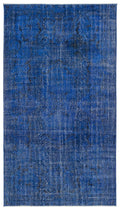 Apex Vintage Carpet Blue 10521 165 x 292 cm