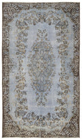 Apex Vintage Carpet Blue 12422 168 x 291 cm