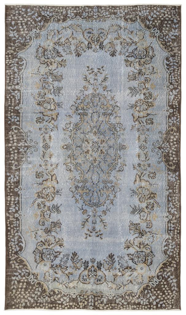 Apex Vintage Carpet Blue 12422 168 x 291 cm