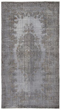 Apex Vintage Carpet Blue 13372 168 x 303 cm