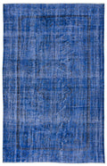 Apex Vintage Carpet Blue 13547 178 x 287 cm