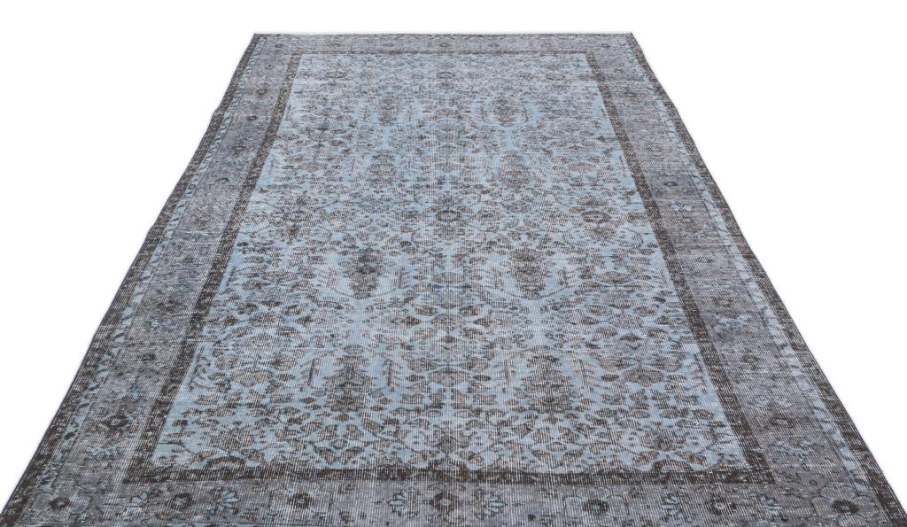 Apex Vintage Carpet Blue 16343 167 x 302 cm