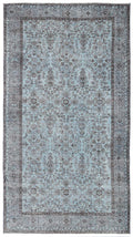 Apex Vintage Carpet Blue 16343 167 x 302 cm