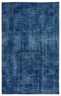 Apex Vintage Carpet Blue 17382 184 x 290 cm