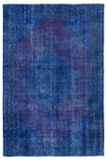Apex Vintage Carpet Blue 17778 178 x 261 cm