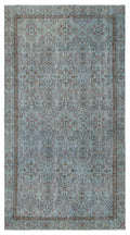 Apex Vintage Carpet Blue 19509 164 x 295 cm